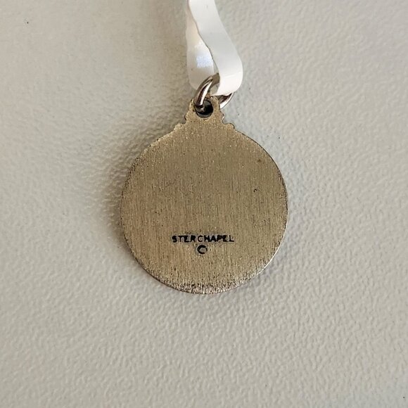 925 Sterling Silver Saint Jude Charm - Picture 2 of 3